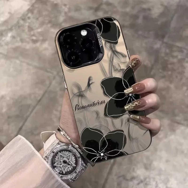 Vintage black floral Phone Cas - Phone Cases Wholesale ulasan dan harga