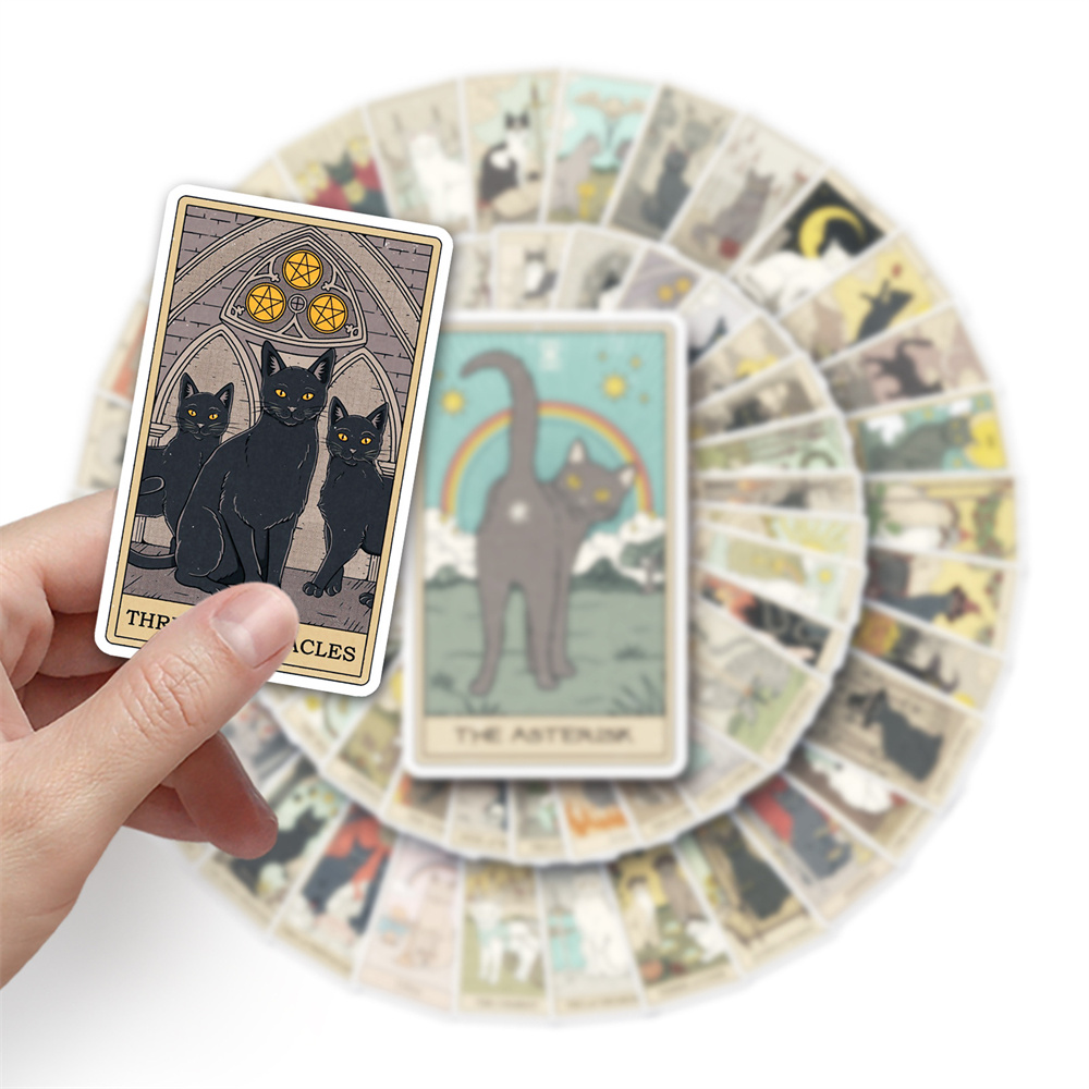 10/30/50PCS Cartoon Cat Tarot  - Phone Cases Wholesale ulasan dan harga