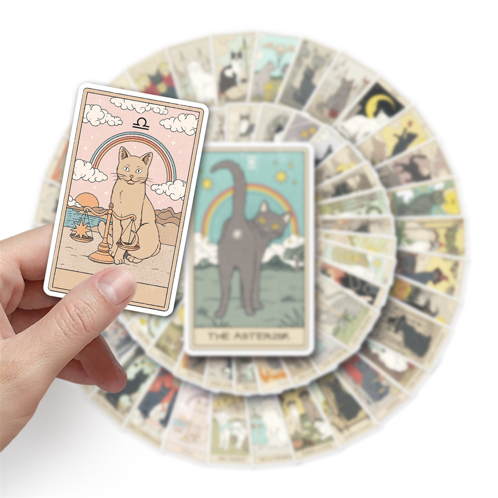 10/30/50PCS Cartoon Cat Tarot  - Phone Cases Wholesale ulasan dan harga