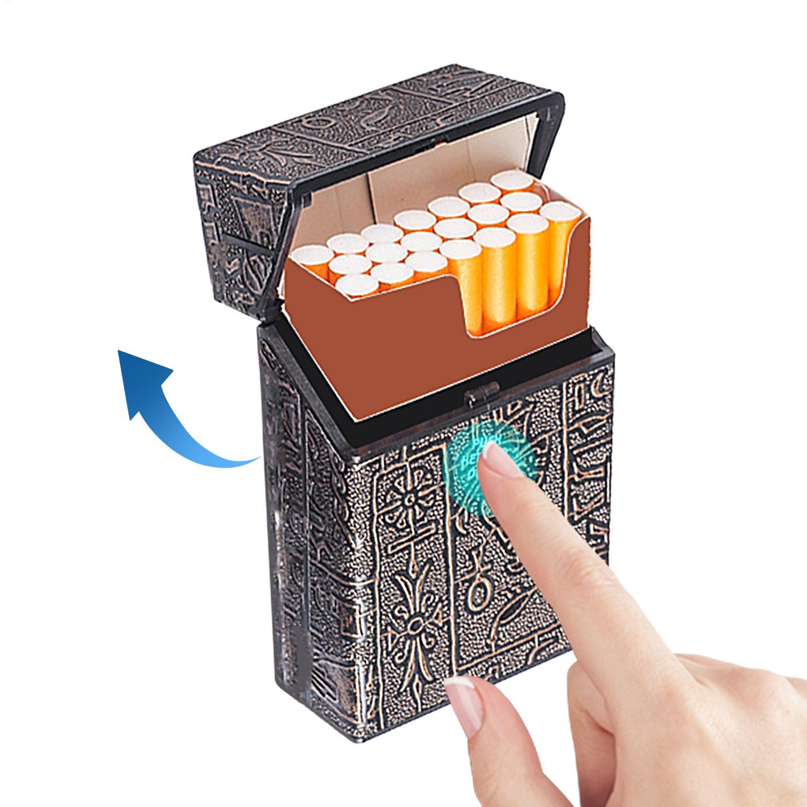 20 Capacity Cigarettes Box Pla - Transparent Thin Case ulasan dan harga