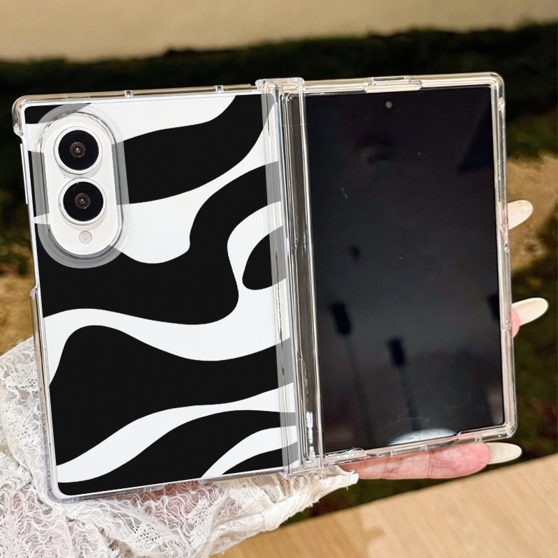 Striped Duck Pattern Clear Pho - Phone Cases Z Fold 7 ulasan dan harga