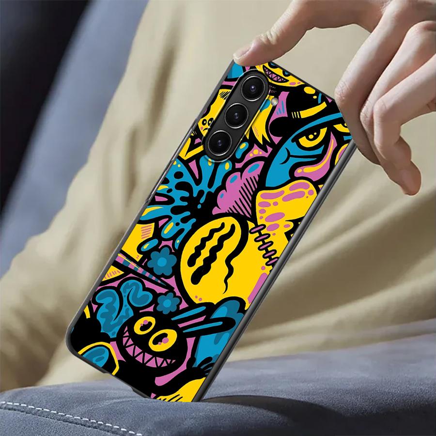 Cartoon Graffiti Design Case f - Phone Cases Z Fold 7 ulasan dan harga