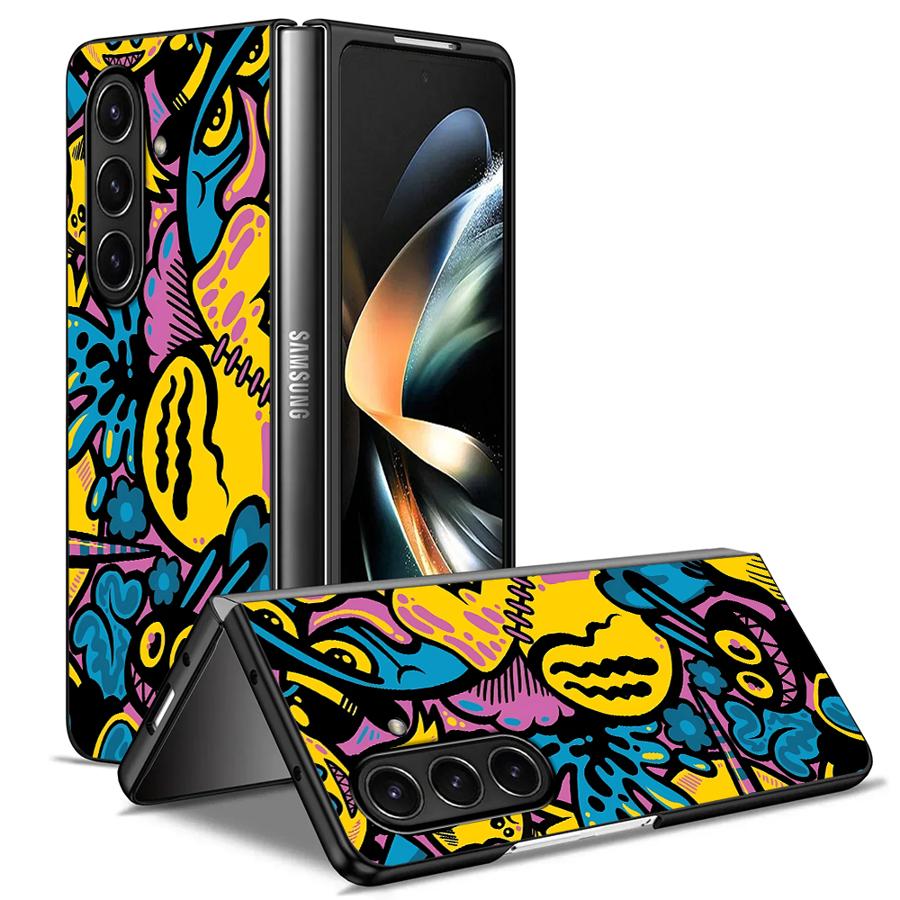 Cartoon Graffiti Design Case f - Phone Cases Z Fold 7 ulasan dan harga