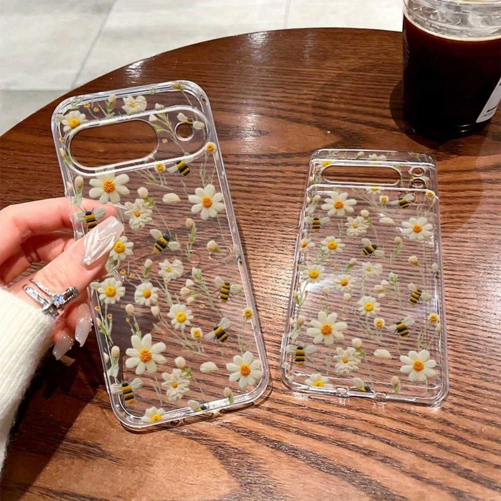 Cute Honeybee Flower Pattern S - Phone Cases Google Pixel 10 ulasan dan harga