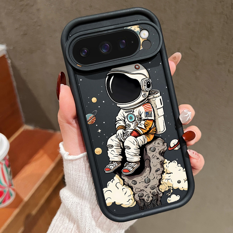 Cartoon Astronaut Print TPU Ph - Phone Cases Google Pixel 10 ulasan dan harga